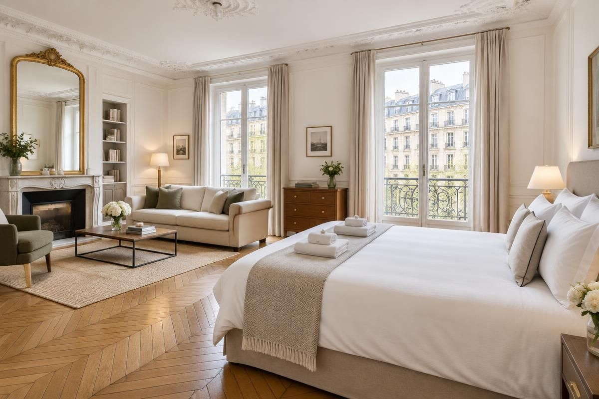 Appartement Airbnb de 120 m² dans le 8e arrondissement de Paris prêt pour l'arrivée des voyageurs